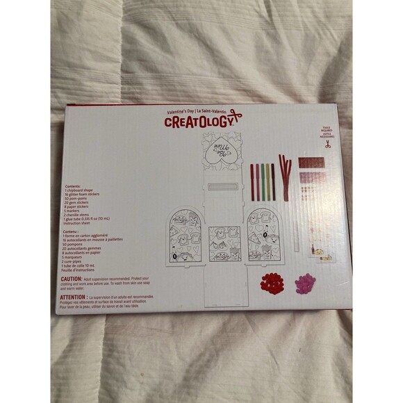 Valentine’s Day Mailbox Craft Kit DIY Great For Classroom Exchange Parties - Picture 3 of 7